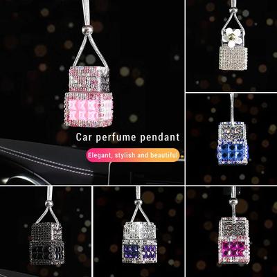 Würfel Kristall Diamant Auto Rückspiegel Zubehör Auto Rückspiegel Anhänger Innendekor für Frauen
