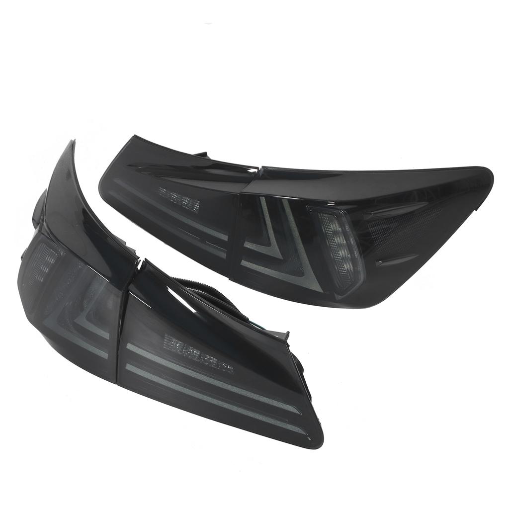Full LED Tail Lights Smoked Lens IP67 Proof Fit for IS250 IS350 ISF 2006 2013