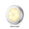 (Warm Light/White Light) LED PIR Motion Sensor Lights Wireless Night Light Battery Cabinet Stair Lamp