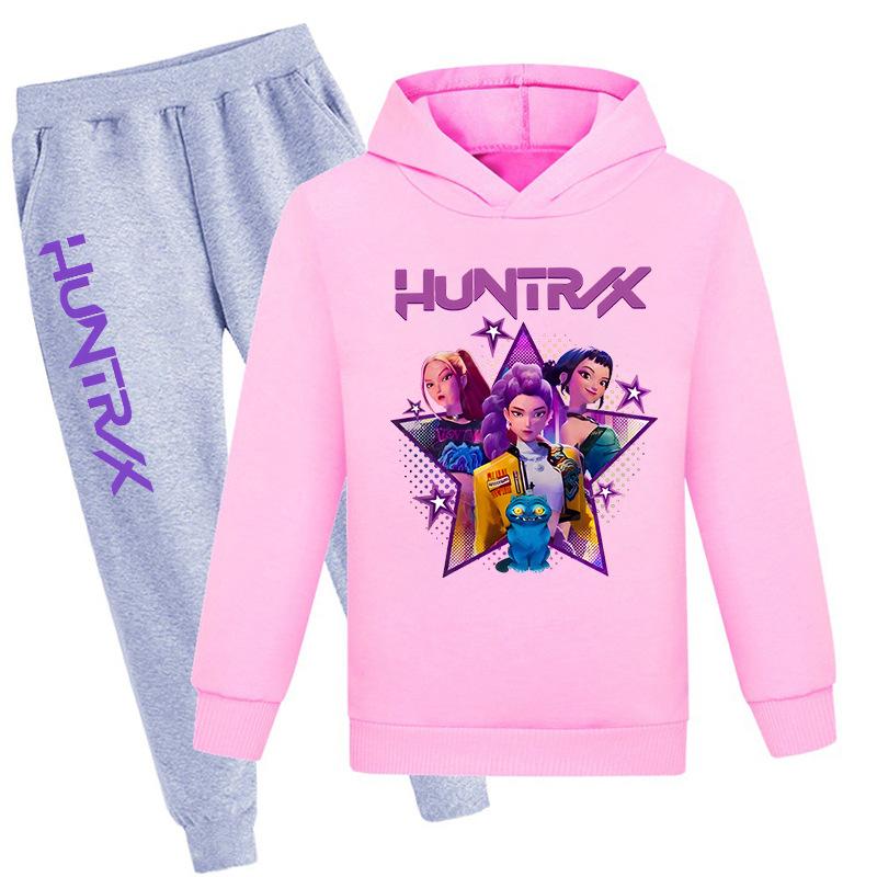 

Осень Зима Kpop Истребители Демонов Принтованные Толстовки Спортивные Штаны Комплекты Модные Повседневные Теплые Спортивные С Длинным Рукавом Брюки Детские Унисекс Комплекты Одежды 160