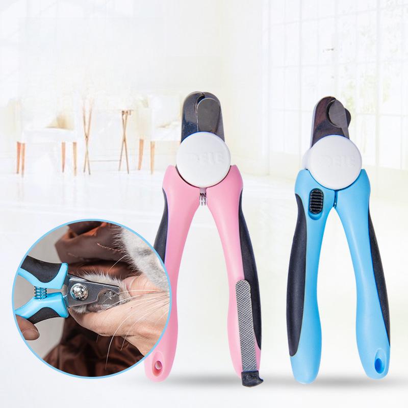 LED Pet Nail Clippers with Anti-Blood Safety and File for Dogs & Cats