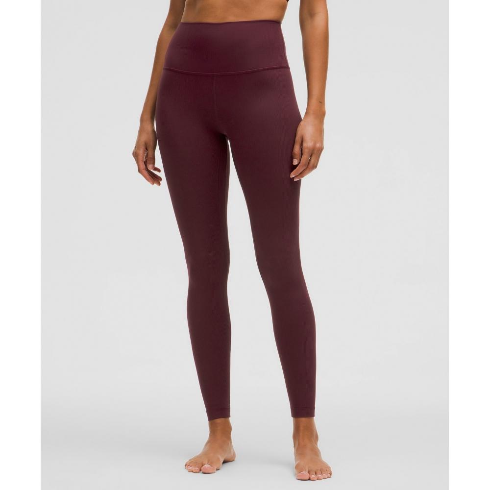 

Lululemon Align High Rise Ribbed Pant 28 Garnet