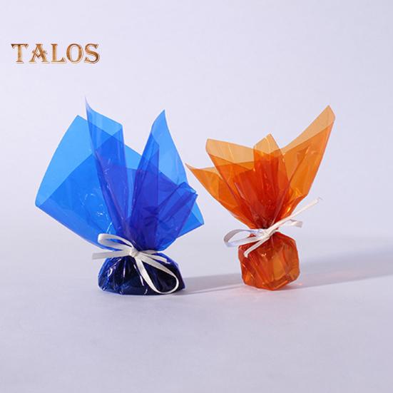 80/160 Sheets Transparent Cellophane Wrapping Paper DIY Arts Crafts Gift Packaging Waterproof Heat Sealable Colored Wrap