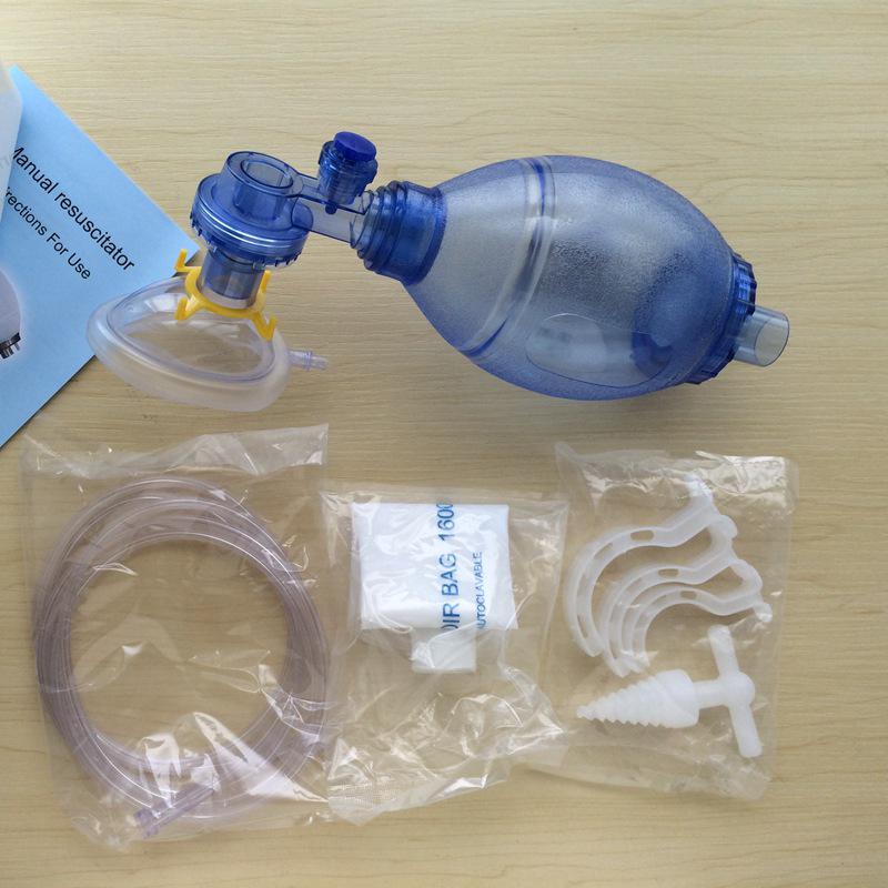 Manual Resuscitator Airbag Respirator - First Aid Squeeze Bag for Life-Saving Resuscitation