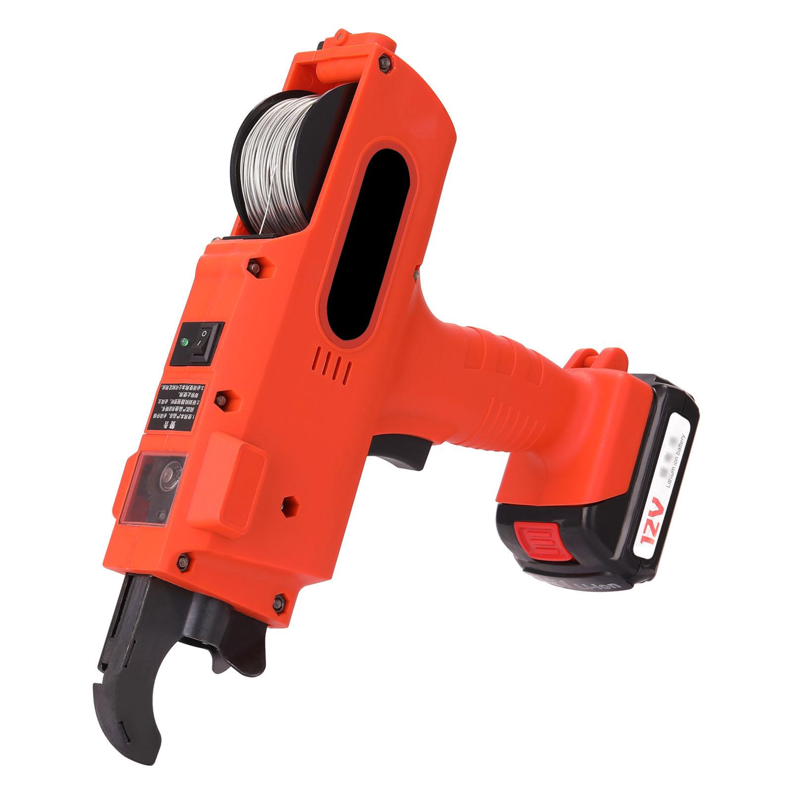 

KKmoon 12 V Automatic 8-34MM Tier Cordless Rechargble Tying Binding NaMachine