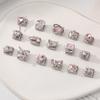 Shell Starfish Star Rose Flowers Heart Crown Zircon Italian Charm Links Fit 9mm Stainless Steel Bracelet Women DIY Making Gifts