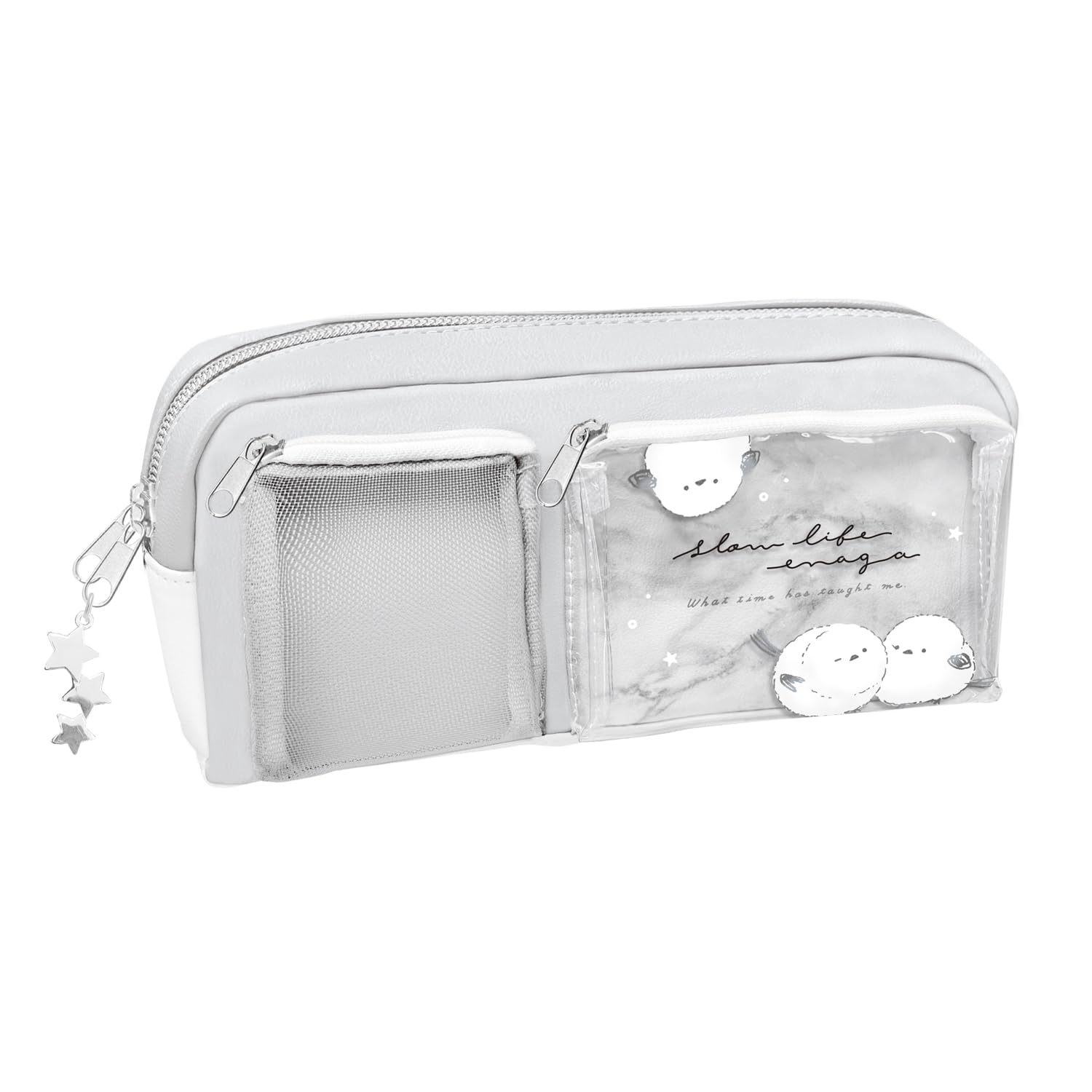 

Pen Case Coolia W Clear Pocket Pen Case 93294 Slow Life Tit [Q-LiA] Long-tailed