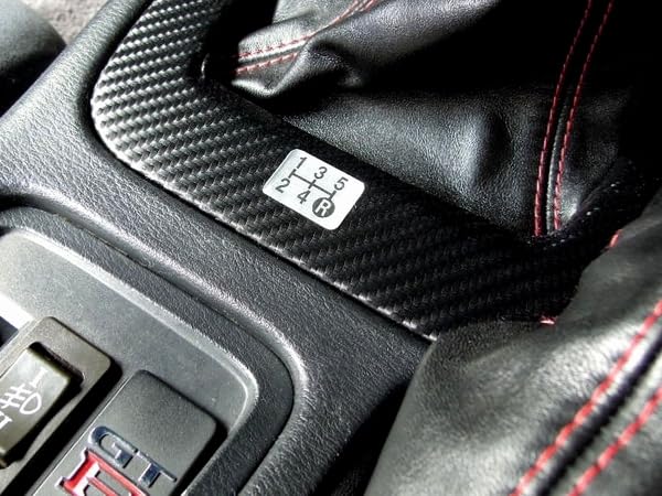 Tuningfan Shift Pattern for Manual Transmission Super Big and Emblem, Black, 7-Speed Vehicles, Giga, Great, Dolphin, Profia, Thumb, Quon, Black,