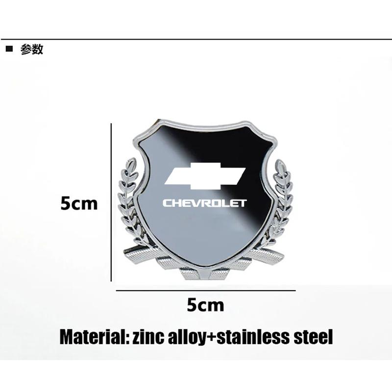 AABHB1 Metal Car Trunk Window Side Emblem Badge Decal Sticker For Chevrolet Spark Captiva Cruze Tracker Orlando Trax Epica Nubira