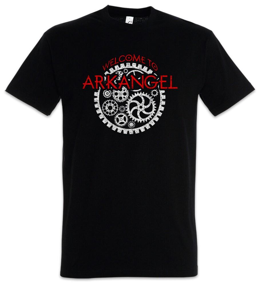 Welcome To Arkangel T-Shirt Mortal Predator Engines Cities Symbol Logo Sign