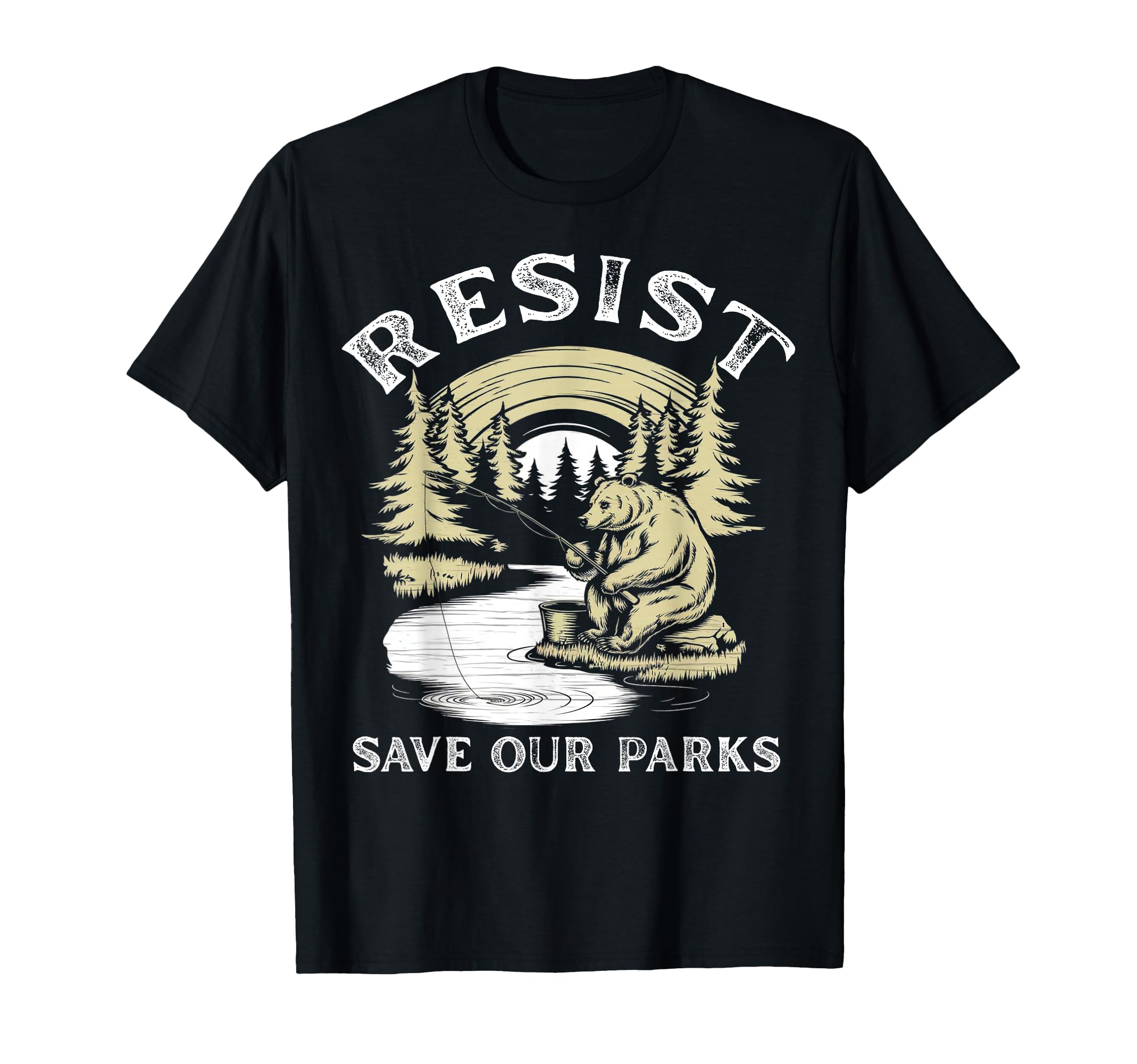 

Save Our Parks Vintage Smokey the Resist Bear National Park T-Shirt