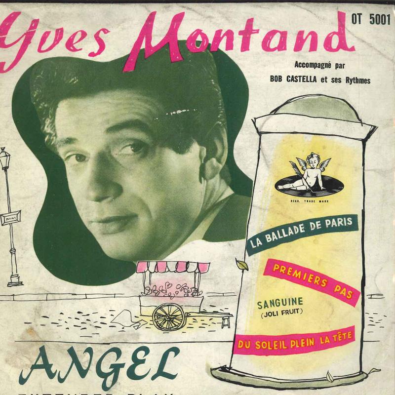 

7inch Record YVES MONTAND - La Ballade De Paris OT5001 ANGEL Japan Pop Used
