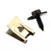 40Pcs 8mm Hex Bolt Head For BMW E81 E82 E88 E21 E32 F07 F11 R50 Z3 Chassis Engine Guard Metal Nut/Screw Washers U-Shape Clip