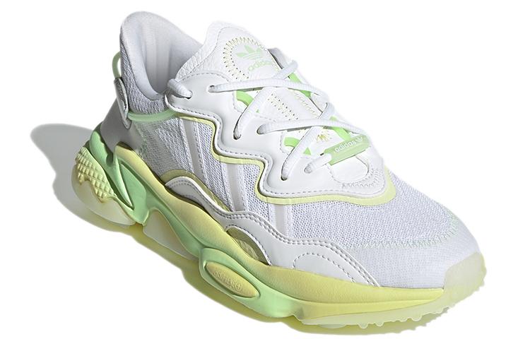Ozweego Wmns Adidas Originals 'White Yellow Tint' Women's GX2726