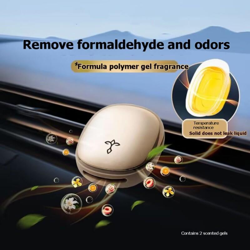 ABBP-Car Air Freshener Vent Clip-Fragrance Dispersion With Polymer Gels And French Scents