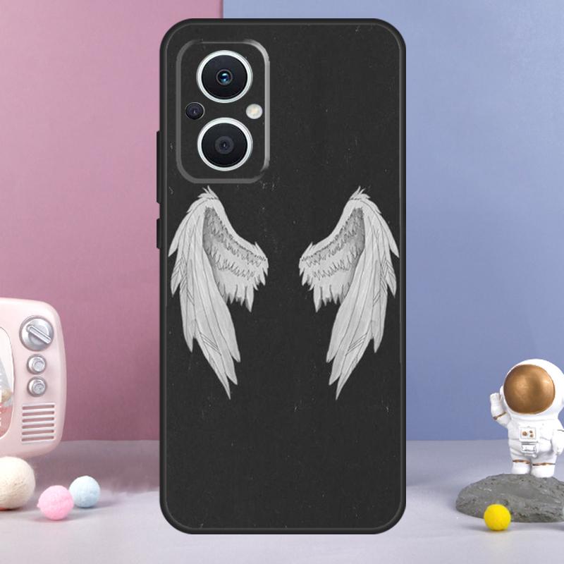 Fantasy Angel Girl Wings Funda For OPPO Reno 11 F 12F 13F 14F 10 12 13 14 Pro 7 8 Lite OPPO Find X9 X6 X5 X8 Pro Case
