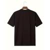 European Size Men'S Short-Sleeve T-Shirt, Summer Print Round Neck, Casual Sports Top, Graphic Tee for Outdoor Wear in Summer