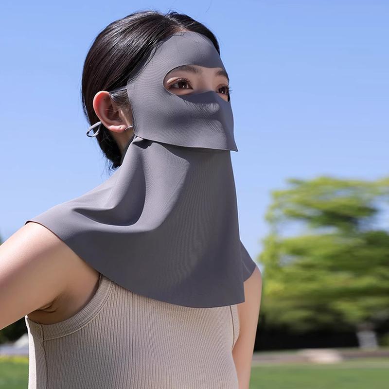 Damen Sonnenschutz-Gesichtsmaske Atmungsaktiv Und UV-Schützend Geeignet Für Sommer Outdoor Radfahren
