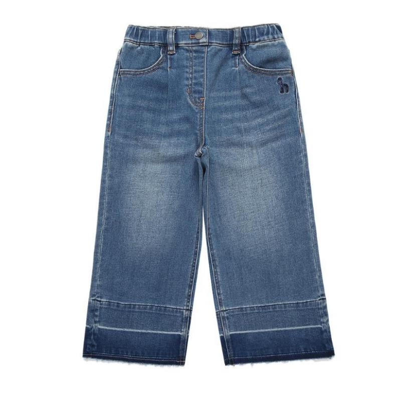 Hazzys Kids Earth Fleece Wide Denim Pants Hsw81pd51p Bu