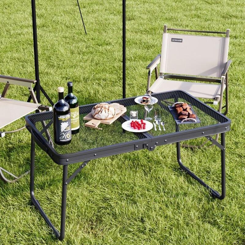 Portable Outdoor Folding Mesh Table
