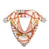 Daks Pink Logo Chain Print Silk Scarf Dcsc8e142p2