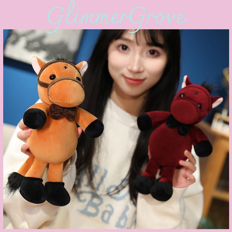 Plush Animal Horse Toy Cartoon Little Pony Stuffed Doll Decoration Gift Kids