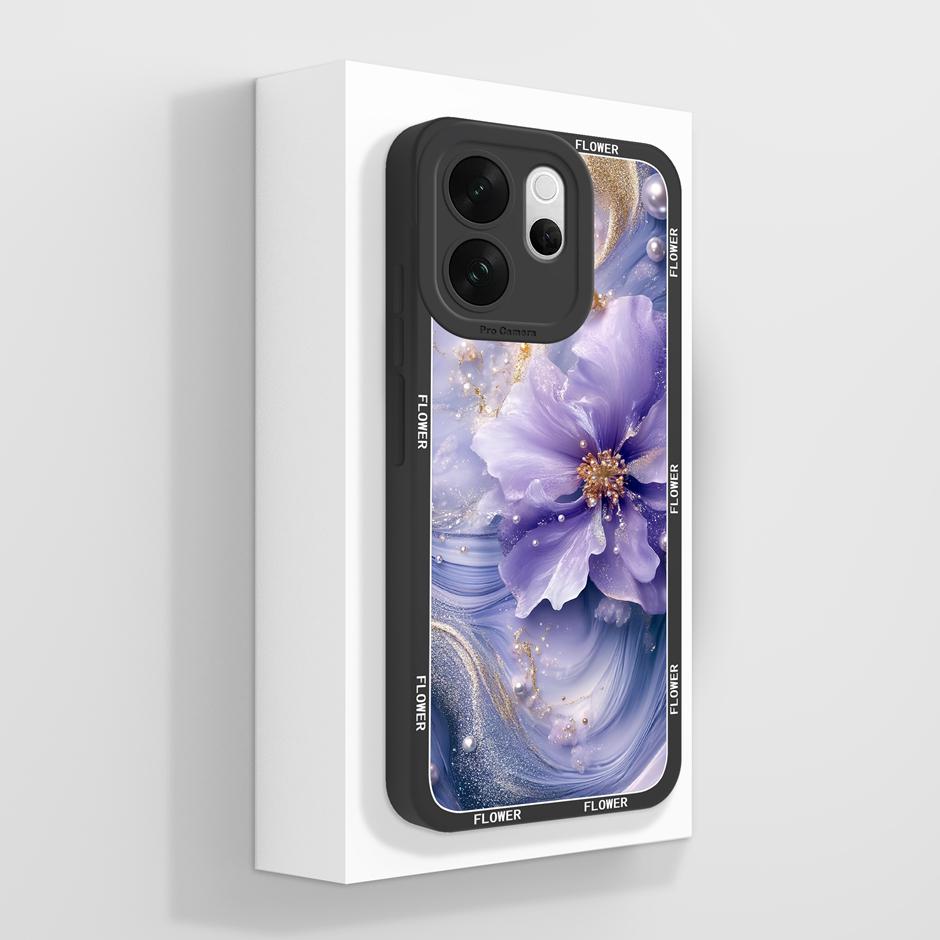 For VivoV70 V70Elite V70FE Case Love Heart Flower Dustproof Drop-Resistant Minimalist Protector For Vivo V70 FE Elite Capinha