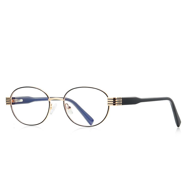 Damen Trendige Kleine Ovale Blaulichtblockierende Myopiebrille Retro Minus Dioptrien Brillen Gleitsichtbrillen Frau