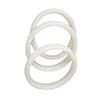 12mm White Moonlight Round Bar Thick Bracelet - New Chinese Style Cheongsam Accessory, Noble Concubine National Style.
