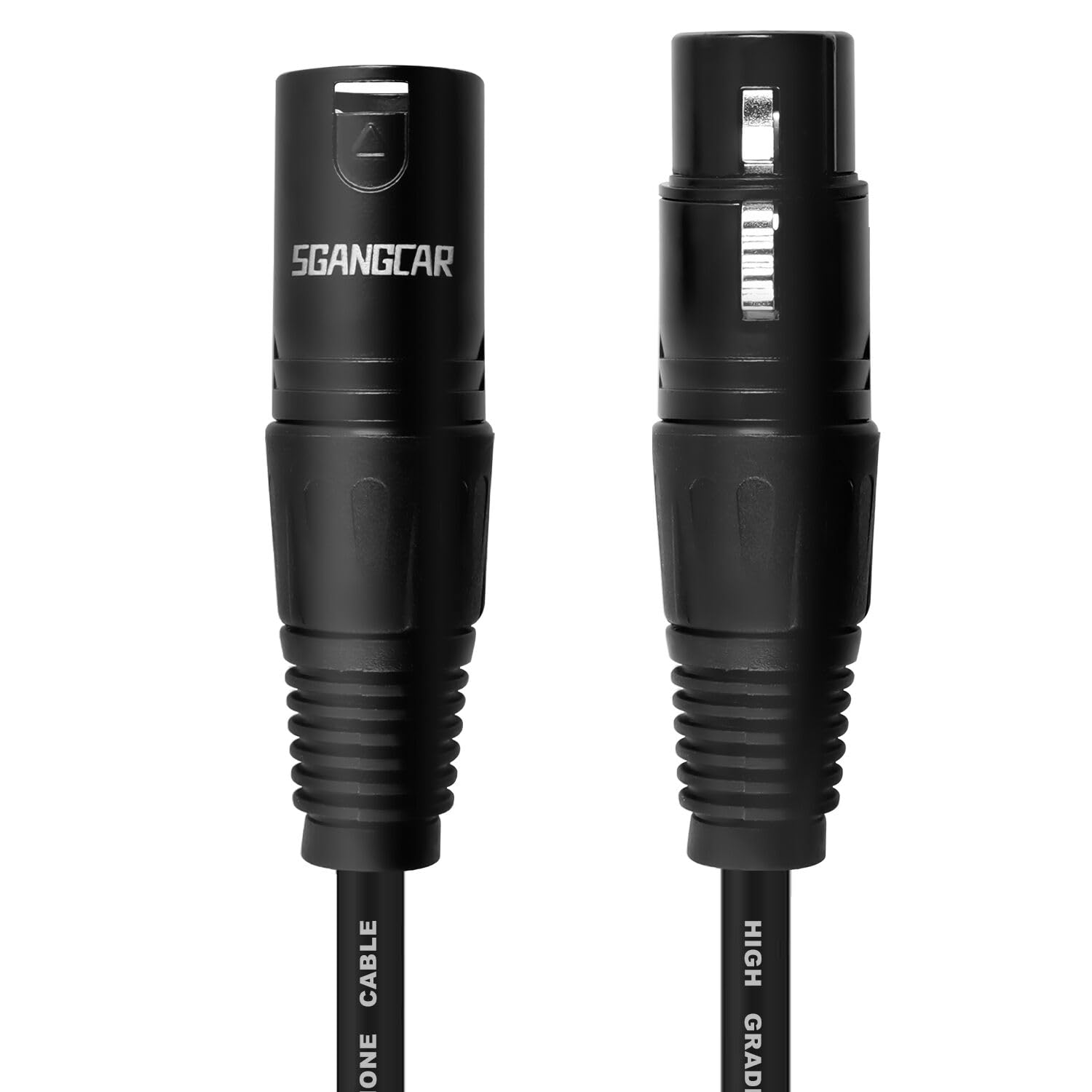 

SGANGCAR XLR Cable, 5M Microphone Cable, 3-Pin XLR Male to Female, XLR Balanced Connection, Compatible with Microphones, AV Amplifiers, Speakers, and