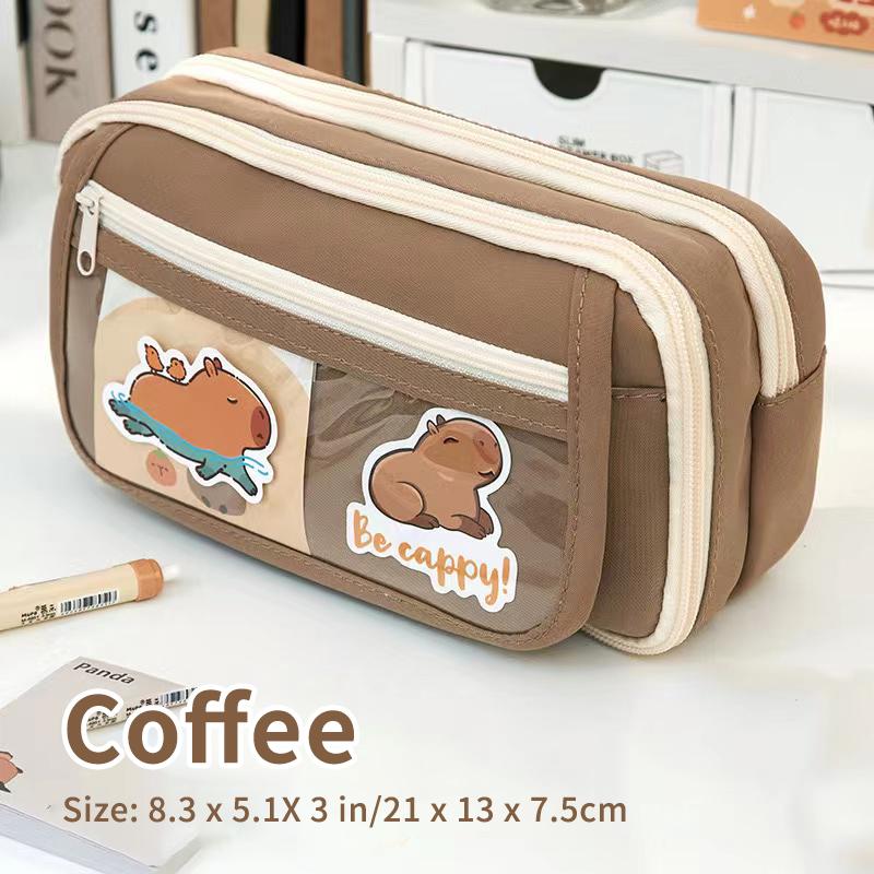 Transparent Pencil Case for Girls New Large Capacity Pencil Case for Junior High School and Elementary School Students High Appe
