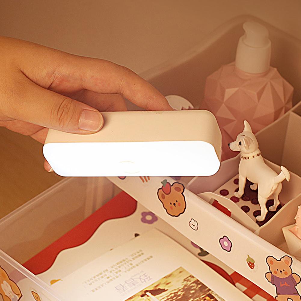 3 Modes LED Night Lights USB Rechargeable Desk Lamp Office Bedroom Study Reading Magnetic Light Dimmable Mini Dormitory Lamps