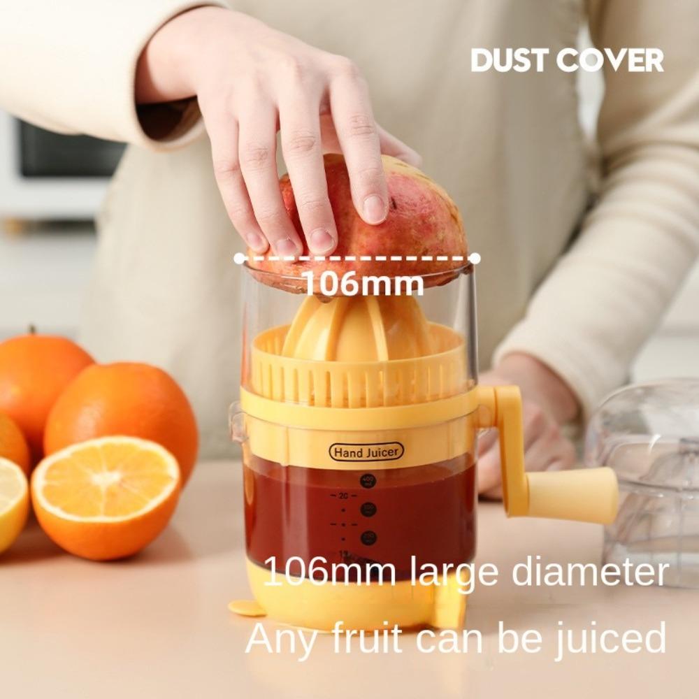 With Handle Press Manual Juicer With Lid Juice Machine Hand Juicer Squeezer  Lemon Orange Citrus