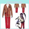 Exquisite Erwachsene Herren Angels Of Death Isaac Foster Perücken Zack Kapuzenjacke Jacke Hose Kostüm
