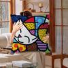Colors R-Romero B-Britto Art Personalized Pillow Cover Kids Bedroom Wild Party Decor Pillowcase Kid Birthday Shower Gift