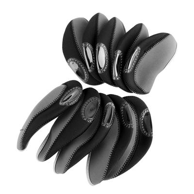 10 Pcs 3 Colors Golf Iron Club Head Covers Clubs Protection Headcover Set