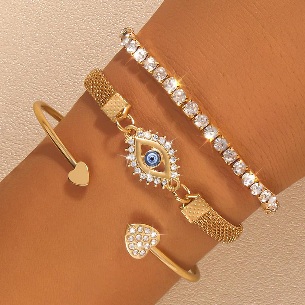 Hot Sale Simple Infinite Symbol Styling Piece Set Bracelet Creative Word Bracelet Girl Jewelry