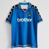 Retro Manchester City Short-Sleeve Fan Football Jersey