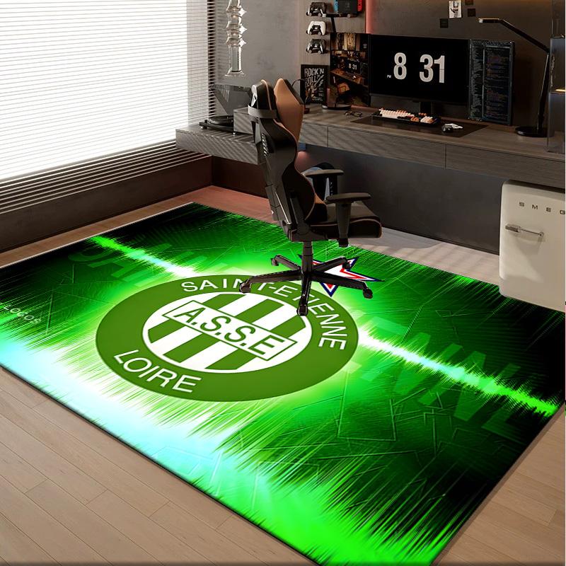 1PC rug Saint-etienne Football Club Carpet, Chair Rug,Area Rug for Office Bedroom living rooms bedroom, Doormat decor Christmas fan gifts