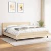 Sommier à lattes avec matelas - Maison Exclusive - 200x200 cm - Tête de lit réglable - Tissu durable