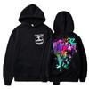 Harajuku Frauen Gorillaz Druck Hoodie