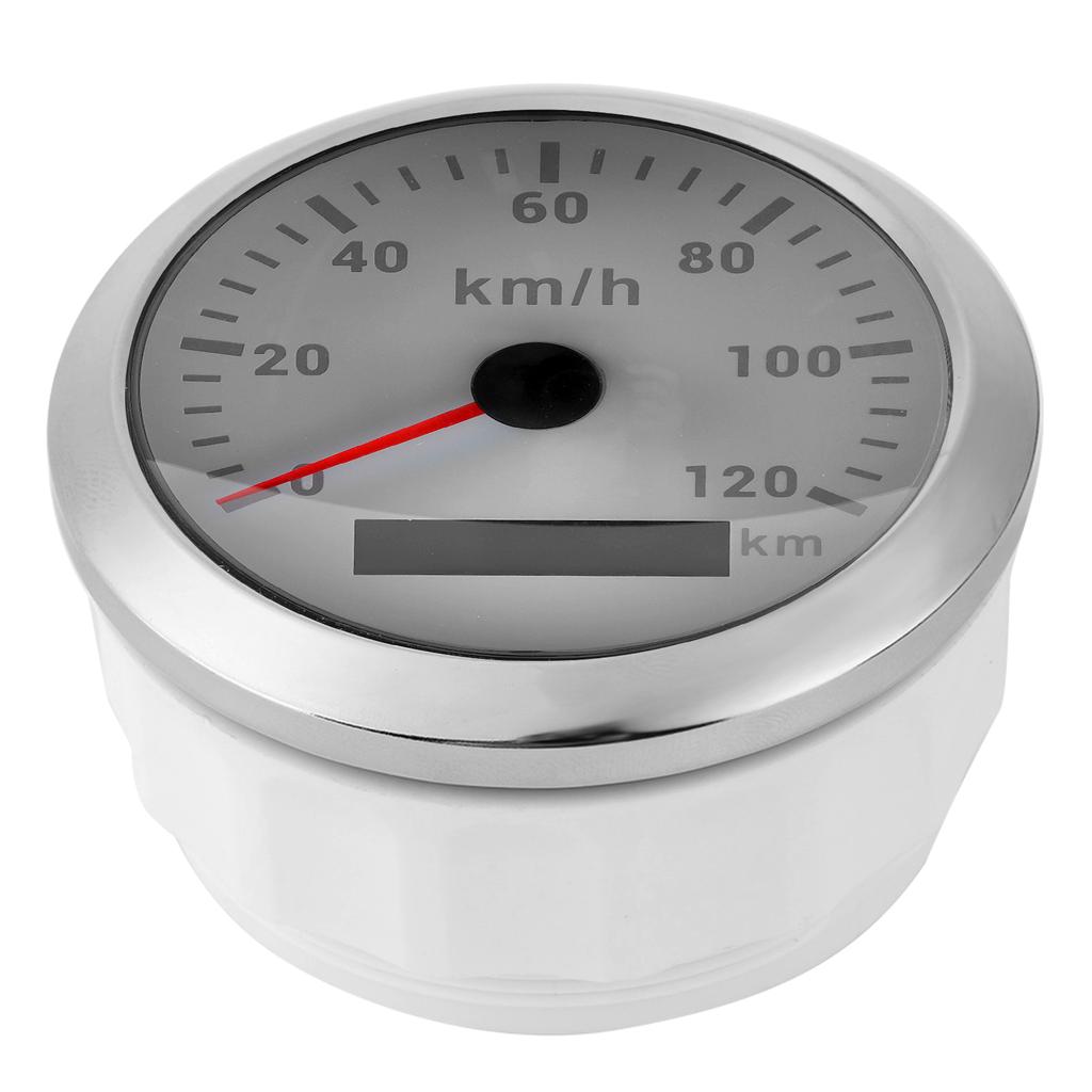 85mm GPS 120KMCelsiusH Speedometer Odometer for Boat Yacht Outboard Car Motorcycle Engineering Machinery