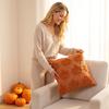 Halloween Maple Leaf Cover Decorative Fall Throw Cushion Case for Sofa Couch