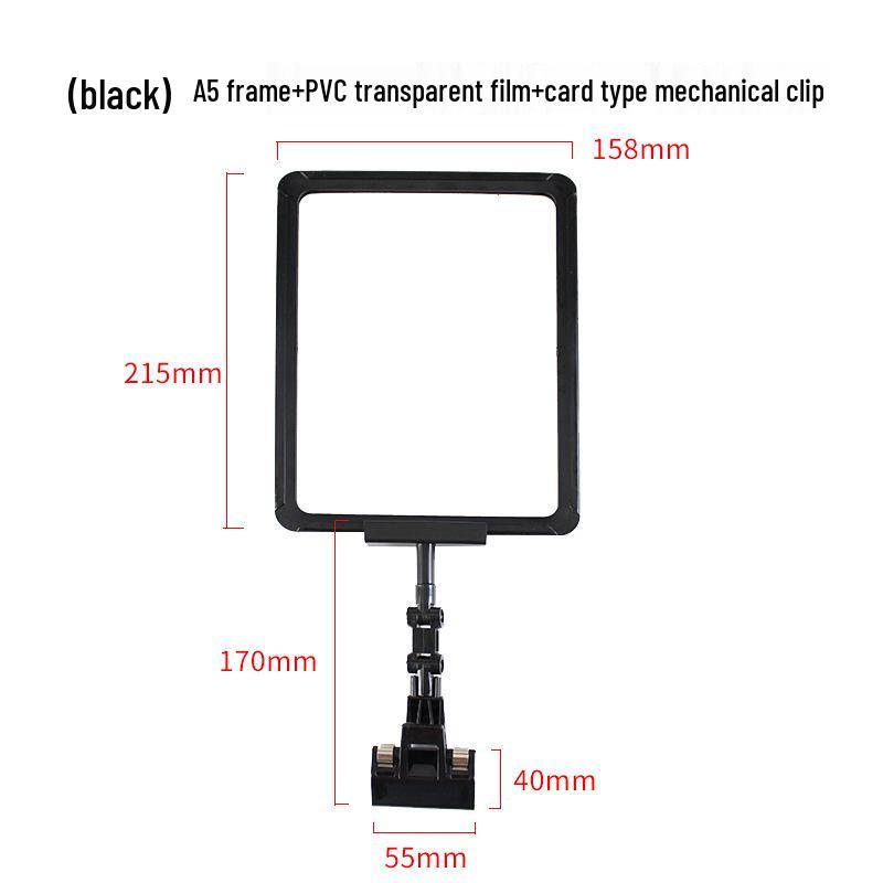 

Supermarket Clip-on A6 Display Board for Fresh Fruits & Vegetables