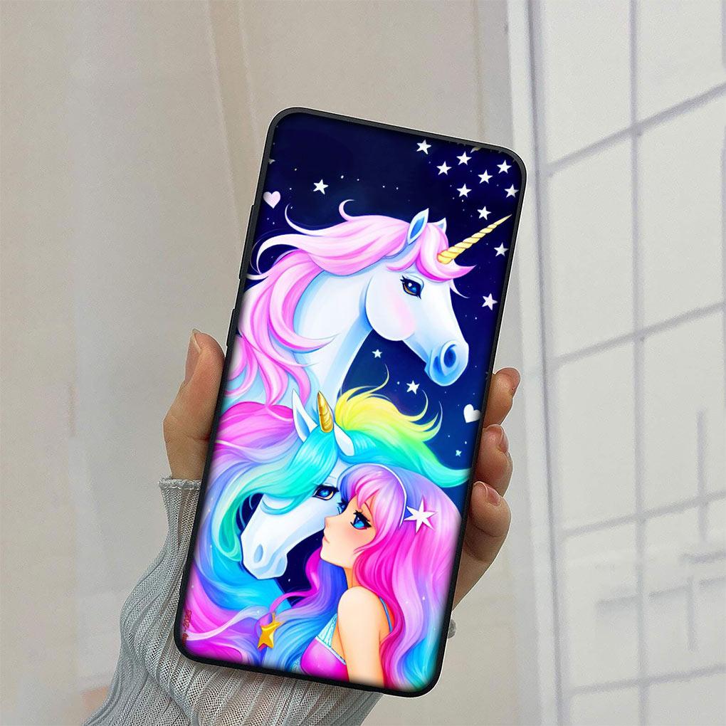 Anime Unicorn Cartoon  Horse Soft Phone Cover for Huawei Nova 3i 3 5t 2i 7 SE Mate 10 20 P20 P30 Pro 2 Lite Silicone Case