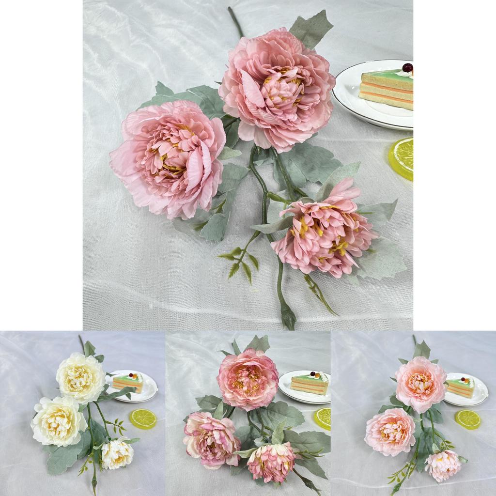 Silk Paeonia Suffruticosa Wedding Arch Flower Decoration For Event Photography And Home Decor