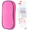 100 Pcs Crochet Hooks Set DIY 22 Crochet Set with Small Accessories for Knitting Enthusiasts BeginnersPink