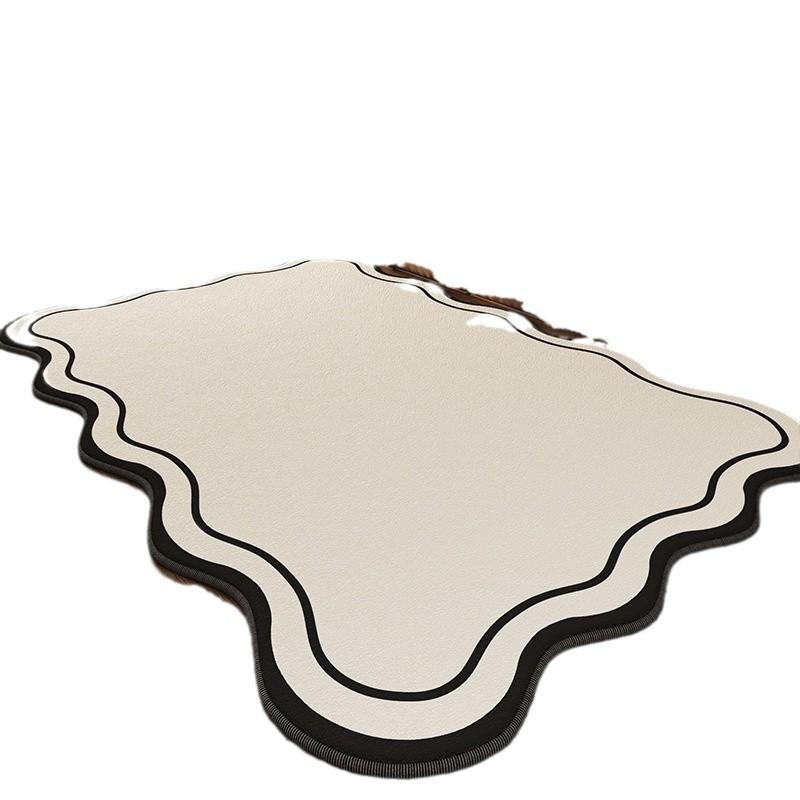 French Living Room Carpet Soft Thick Bedroom Anti Slip Bedside Carpet Comfortable Home Floor Mat