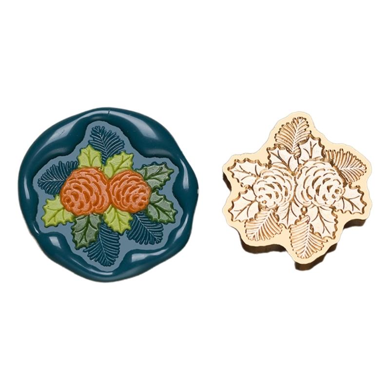 Christmas Seal Stamp Head Replacement, Embossed Seal Stamp Head for Seal Envelope, Invitations Scrapbooking Decoration