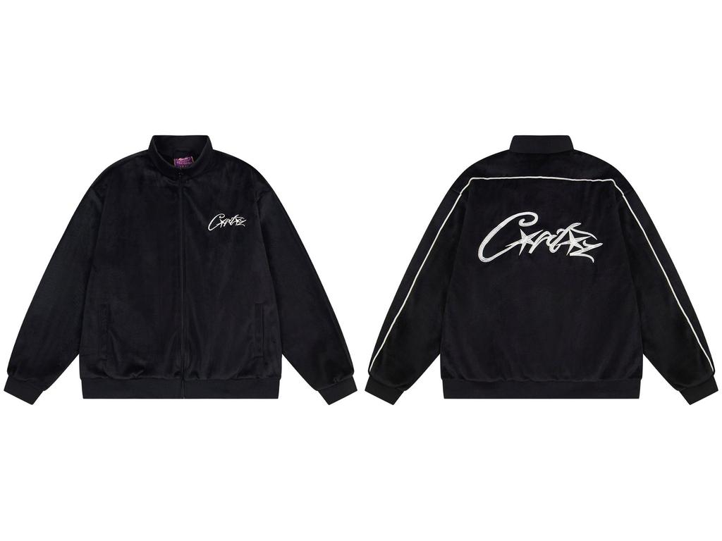 Chaqueta de Invierno Acolchada de Plumas Corteiz Alcatraz con LOGOTIPO Bordado